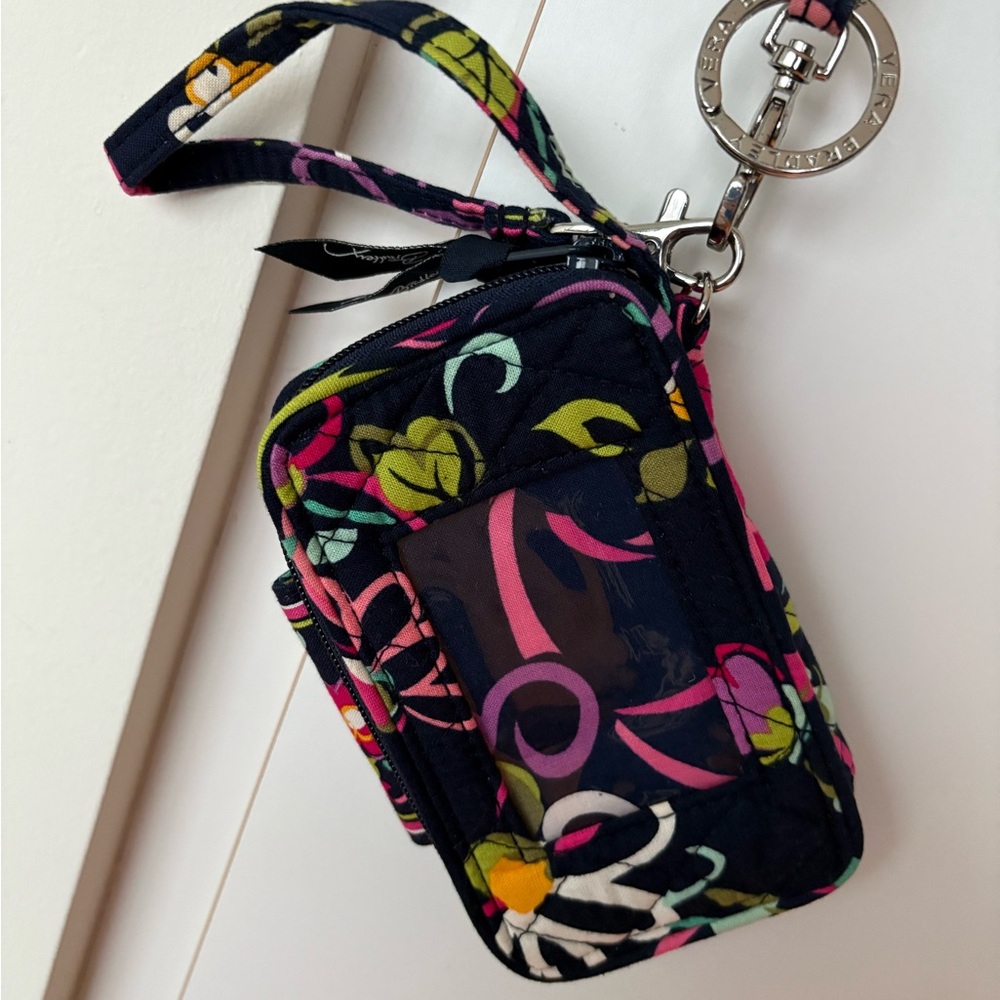Vera Bradley Floral Wallet & Lanyard